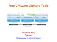 Free VMware vSphere Tools