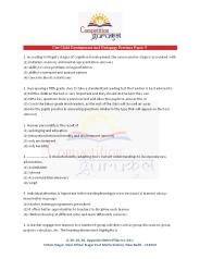 Ctet Child Development And Pedagogy Previous Paper 5