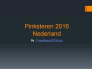 Datum Pinksteren 2016
