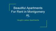 Beautiful Apartments For Rent in Montgomery AL