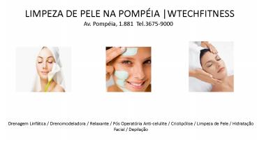 Limpeza de Pele na Pompéia é na WTechFitness!