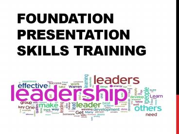 presentation player overlay