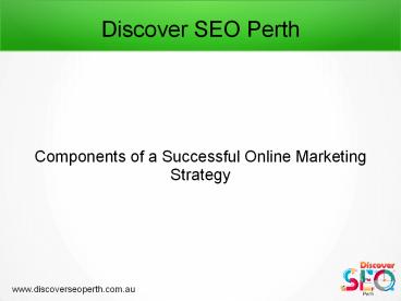 Successful Online Marketing Service offer by Discover SEO Perth