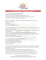 Ctet Child Development And Pedagogy Previous Paper 10