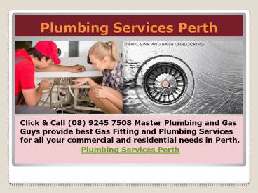 Plumbing Services Perth