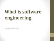 what is software engineering