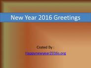 New year greetings
