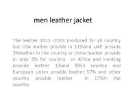 men leather coat