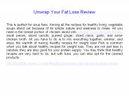 Healthy Recipes For Weight Loss