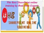 The Best Sharepoint online training in India, USA & UK.