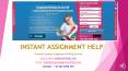 Assignment Writing Service -Instant Assignment Help PowerPoint PPT Presentation