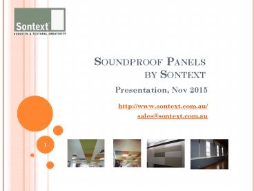 Soundproof Panel