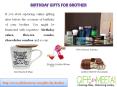 Birthday Gifts for Brother from Sister by GiftsbyMeeta PowerPoint PPT Presentation