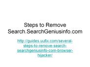 Steps to Remove Search.SearchGeniusinfo.com