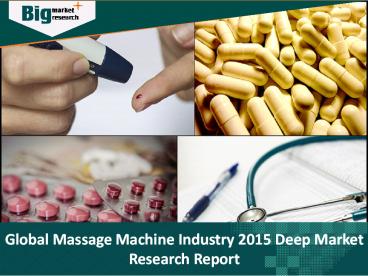 New Project Investment Feasibility Analysis of Massage Machine