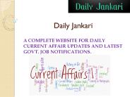 current affairs