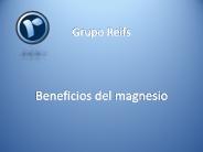 Grupo Reifs | Beneficios del Magnesio