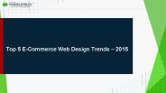 Top 5 E-Commerce Web Design Trends – 2015