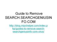 Guides to Remove Search.SearchGeniusinfo.com