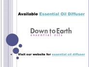 essential oil diffuser