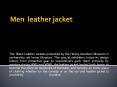 men leather jacket (5) PowerPoint PPT Presentation