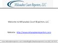 Court reporters in milwaukee PowerPoint PPT Presentation