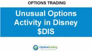 Unusual Options Activity in Disney $DIS (1)