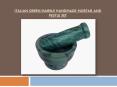 Italian Green Marble Handmade Mortar and Pestle set PowerPoint PPT Presentation
