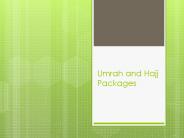 Decemner Umrah Package