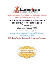 70-410 Questions and Answers