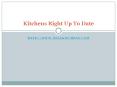 Kitchens Right Up To Date PowerPoint PPT Presentation