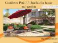 Cantilever Patio Umbrellas for home and garden PowerPoint PPT Presentation