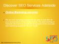 Online Marketing at Discover SEO Services Adelaide PowerPoint PPT Presentation