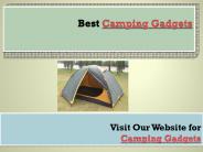 Camping Gadgets