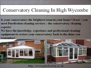 Conservatory Cleaning in High Wycombe
