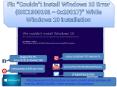 Fix “Couldn’t Install Windows 10 Error (0XC1900101 – 0x20017)” While Windows 10 installation PowerPoint PPT Presentation