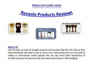 Revyolo New Products Reviews