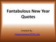 New year quotes PowerPoint PPT Presentation