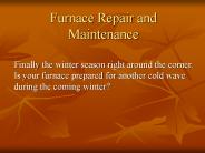 Furnace Repair Service in Denver