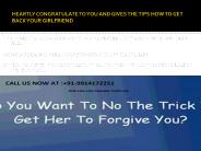 How To Get Back My Girlfriend In My Life
