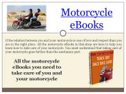 Motorcycle Articles
