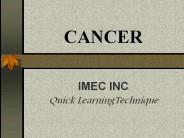 Cancer Review for Medical Students