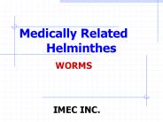 Complete Helminthes for Medical Students