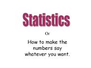Stats for Medical Students