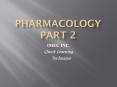 Pharmacology Part 2 for Medical Students and Nurse PowerPoint PPT Presentation