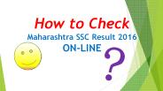 Maharashtra SSC Result 2016