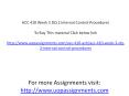 ACC 410 Week 3 DQ 2 Internal Control Procedures PowerPoint PPT Presentation