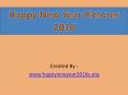 Happy new year pictures 2016 PowerPoint PPT Presentation