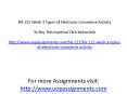 BIS 221 Week 3 Types of Electronic Commerce Activity PowerPoint PPT Presentation