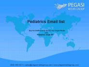 Pediatrics Email list 